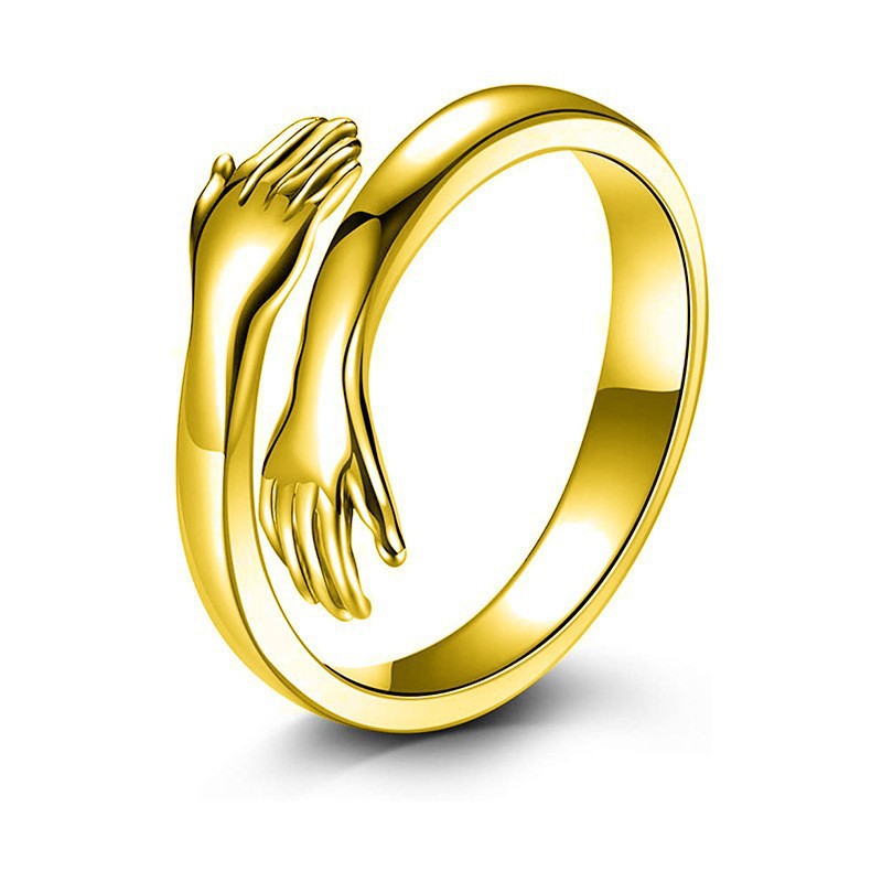 Hugging Hands Ring