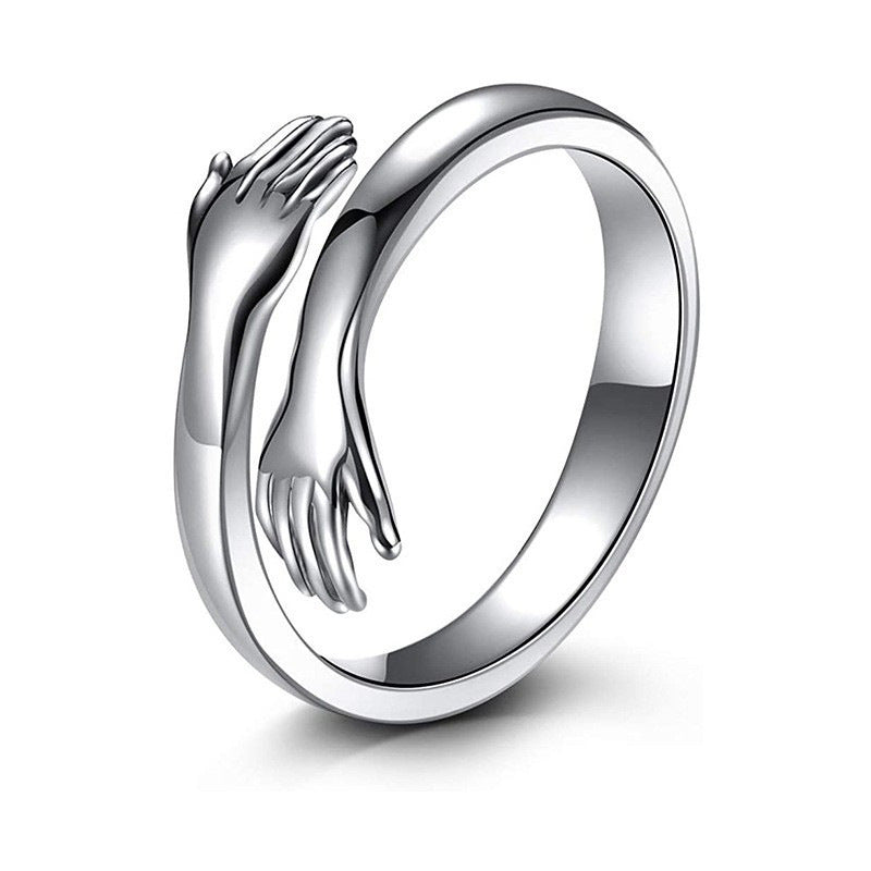 Hugging Hands Ring
