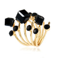 Black Gemstone Ring