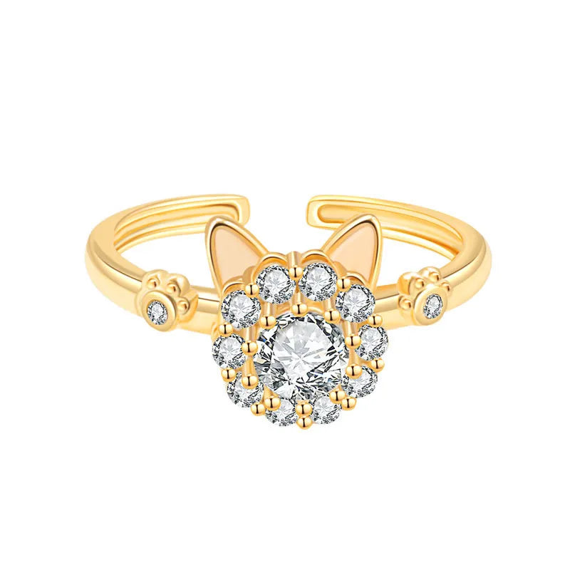 Cat Spinner Ring